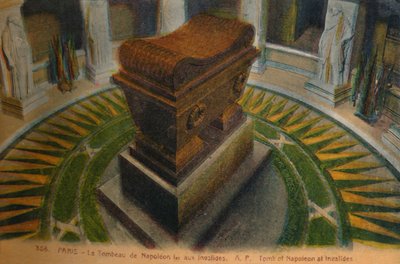 Túmulo de Napoleão em Les Invalides, Paris, c1920 de Unbekannt
