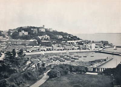 Torquay - vista geral de Waldron Hill, 1895 de Unbekannt