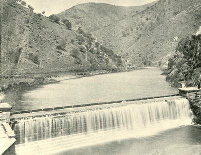 Torrens Weir, Adelaide, 1901. de Unbekannt