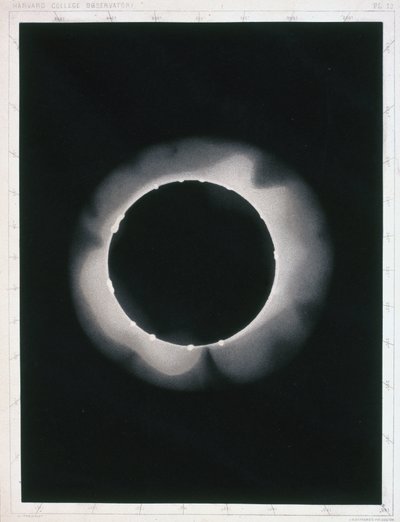 Total eclipse do Sol, 2 de Dezembro de 1870 de Unbekannt