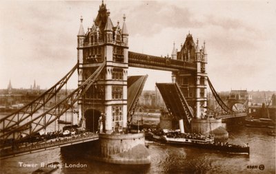 Tower Bridge, Londres, c1910 de Unbekannt