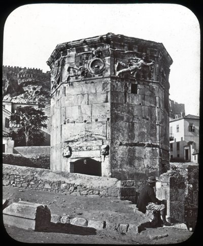 Torre dos Ventos, Atenas, Grécia, final do século XIX ou início do século XX de Unbekannt