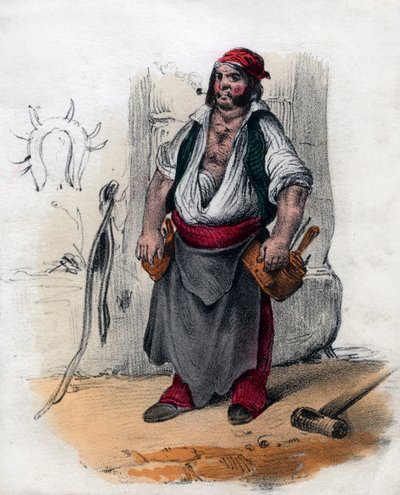 Comerciante, século XIX de Unbekannt
