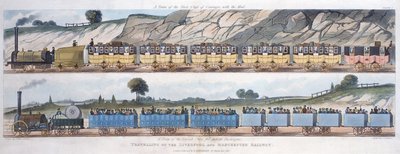 Viajando nos caminhos-de-ferro de Liverpool e Manchester de Unbekannt
