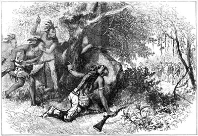 Traição dos Cherokees, século XVIII c1880 de Unbekannt