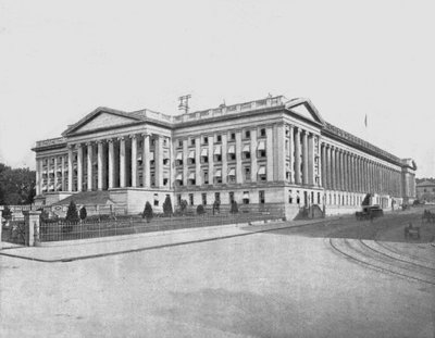 Edifício do Tesouro, Washington DC, EUA, c1900. de Unbekannt