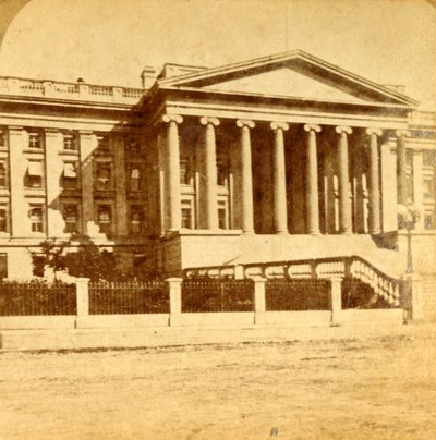 Departamento do Tesouro, Washington, DC, c1880s. de Unbekannt