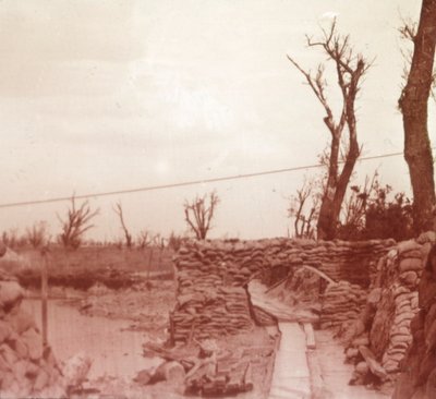 Trincheiras, Diksmuide, Bélgica, c1914-c1918 de Unbekannt