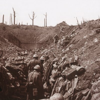 Trincheiras, Fort Vaux, norte da França, c1914-c1918 de Unbekannt