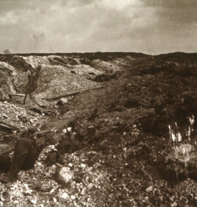 Trincheiras, Somme, norte da França, c1914-c1918 de Unbekannt