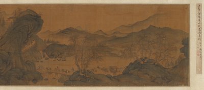 Estradas de cavalete nas montanhas de Shu, século XVII-XVIII. de Unbekannt