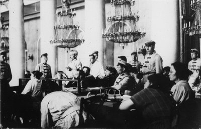 Julgamento dos líderes do Partido Socialista-Revolucionário, Moscou, Rússia, agosto de 1922 de Unbekannt