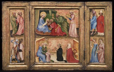 Tríptico com a Adoração dos Magos, c. 1424 de Unbekannt