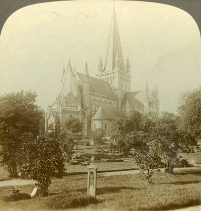 Catedral de Trondhjem, cujas tradições remontam a oito séculos, Noruega, c1905. de Unbekannt