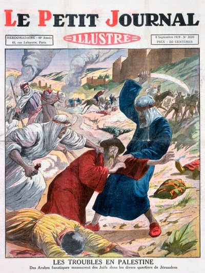 Problemas na Palestina, 1929 de Unbekannt
