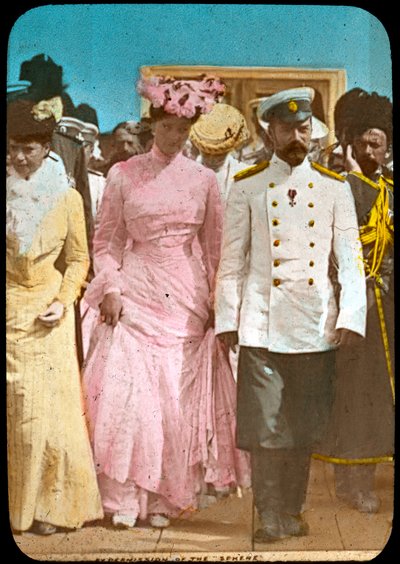 O czar Nicolau II da Rússia e a czarina Alexandra, c1894-c1917 de Unbekannt