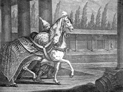 Cavalo árabe dos sultões turcos, 1722 1938 de Unbekannt