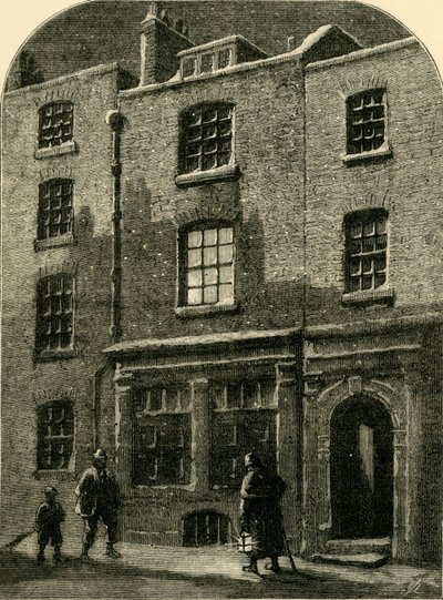 Casa de Turners em Maiden Lane, 1881. de Unbekannt