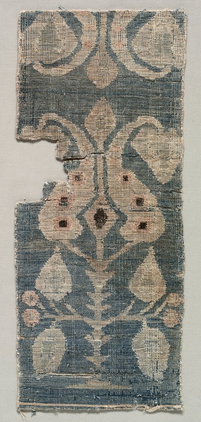Fragmento de tapete de duas faces, 1100s. de Unbekannt