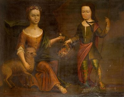 Dois filhos da família Holte, 1800. de Unbekannt