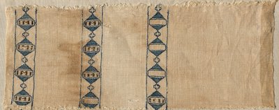 Dois fragmentos de um lenço ou cocar, 1300s. de Unbekannt