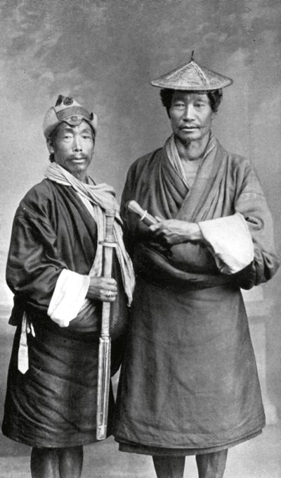 Dois homens sikkimeses, c1910 de Unbekannt