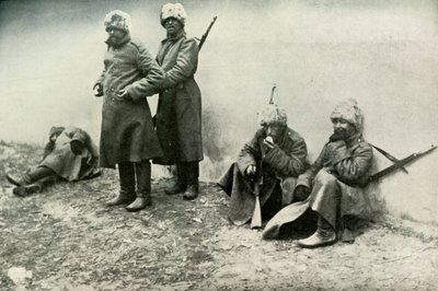 Tipos do exército russo, 1919. de Unbekannt