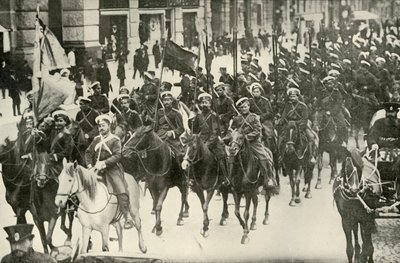 Tipos da cavalaria russa, 1919. de Unbekannt