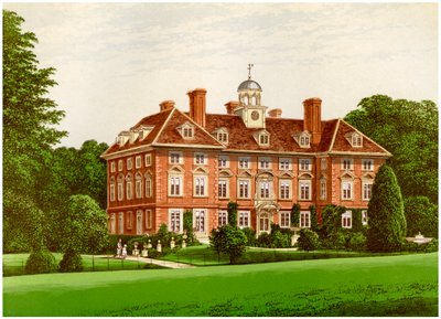 Tyttenhanger Park, Hertfordshire, casa da Condessa de Caledon, c1880 de Unbekannt