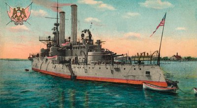 Navio de guerra Iowa, c1908 de Unbekannt