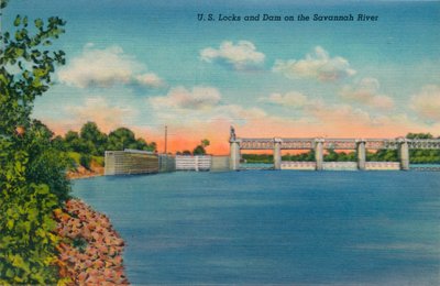 US Bloqueios e barragens no rio Savannah, 1943 de Unbekannt