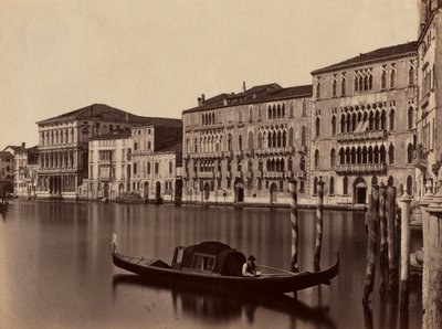 Gôndola veneziana sem título, final do século XIX. de Unbekannt