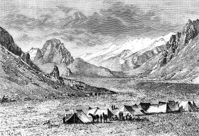 Vale Kara-Kash superior, c1890 de Unbekannt