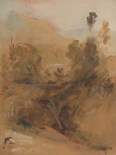 Paisagem vertical, ca. 1830. de Unbekannt