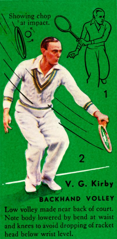 VG Kirby - Vôlei de revés, c1935. de Unbekannt