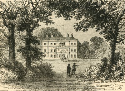 Vane House, em 1800, c1876. de Unbekannt