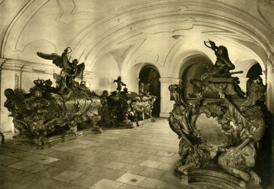 Abóbada dos Habsburgos na Igreja Capuchinha, Viena, Áustria, c1935. de Unbekannt