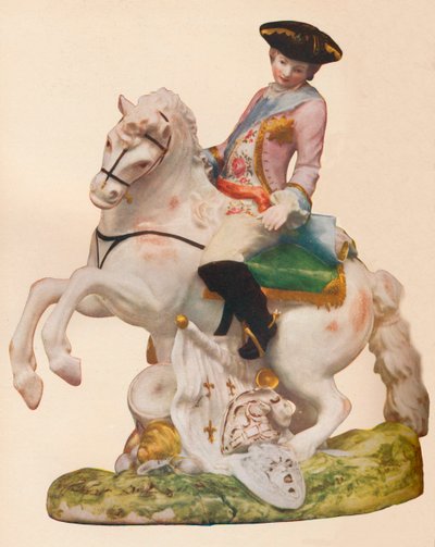 Figura de porcelana Vauxhall, provavelmente representando Ferdinand, duque de Brunswick, c1755-60. de Unbekannt