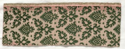 Fragmento de veludo, 1500s. de Unbekannt
