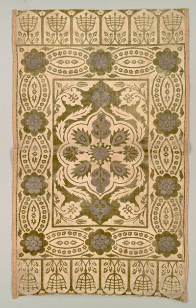 Capa de almofada de veludo, 1600s. de Unbekannt