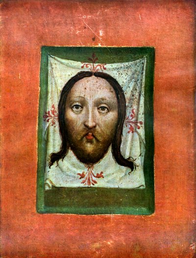 Vera Icon, painel traseiro da Madonna vienense, c1470 1955 de Unbekannt