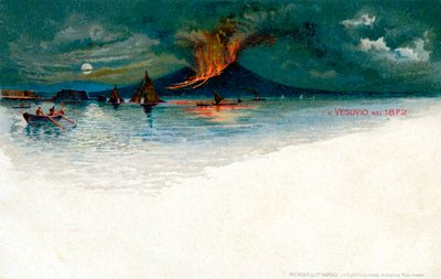 Vesúvio em 1872 de Unbekannt