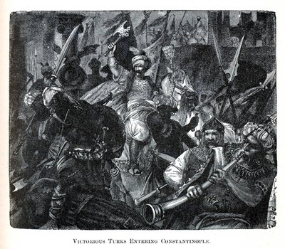 Turcos Vitoriosos Entrando em Constantinopla, 1882 de Unbekannt