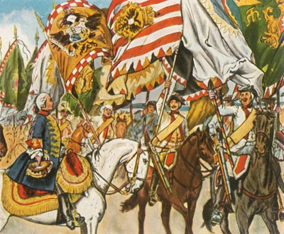Celebração da vitória em Hohenfriedberg, 4 de junho de 1745, 1936. de Unbekannt