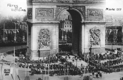 Desfile da vitória, Paris, 14 de julho de 1919 de Unbekannt