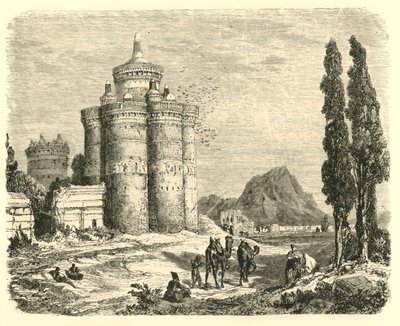 Vista perto de Ispahan, 1890. de Unbekannt
