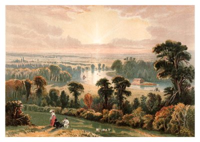 Vista de Richmond Hill, 1880 de Unbekannt