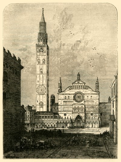 Vista em Cremona, 1890. de Unbekannt