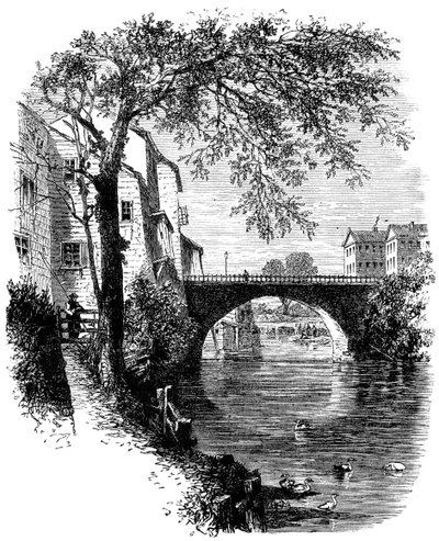 Vista em Hartford, Connecticut, século XVII c1880 de Unbekannt
