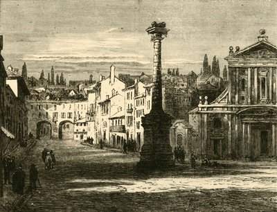 Vista em Milão, 1890. de Unbekannt